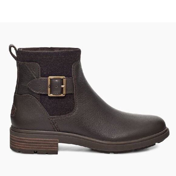 UGG Brown Combat & Moto Boots - Picture 2 of 10